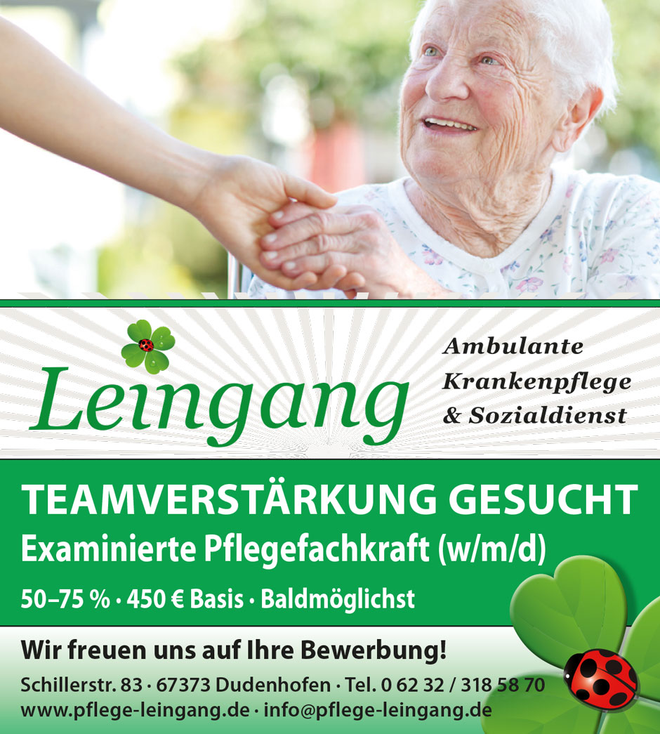 Teamverstärkung gesucht 